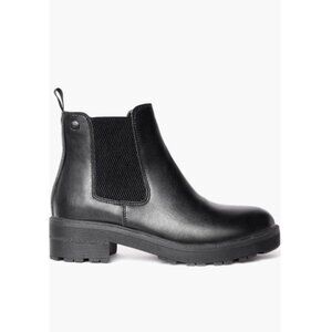 NWT AquaDiva Alesse Water Resistant Chelsea Boot Black 39 EU 8.5 US $140 [jb]